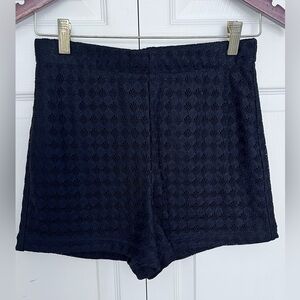 Express Black Lace Shorts-Size S